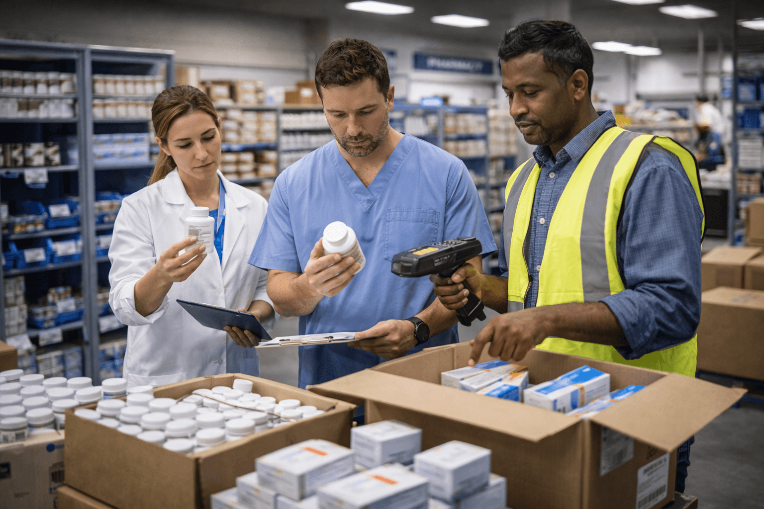 Futuristic pharma supply network operations